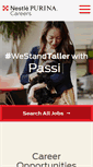 Mobile Screenshot of nestlepurinacareers.com